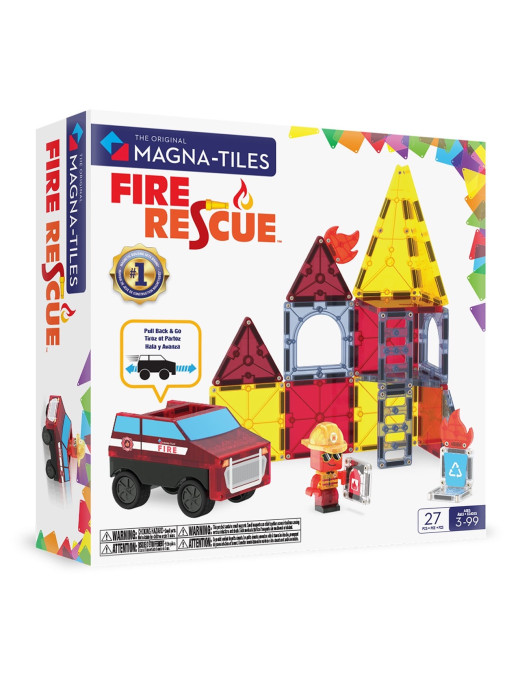 MAGNA-TILES® Klocki Magnetyczne Fire Rescue 27 el.