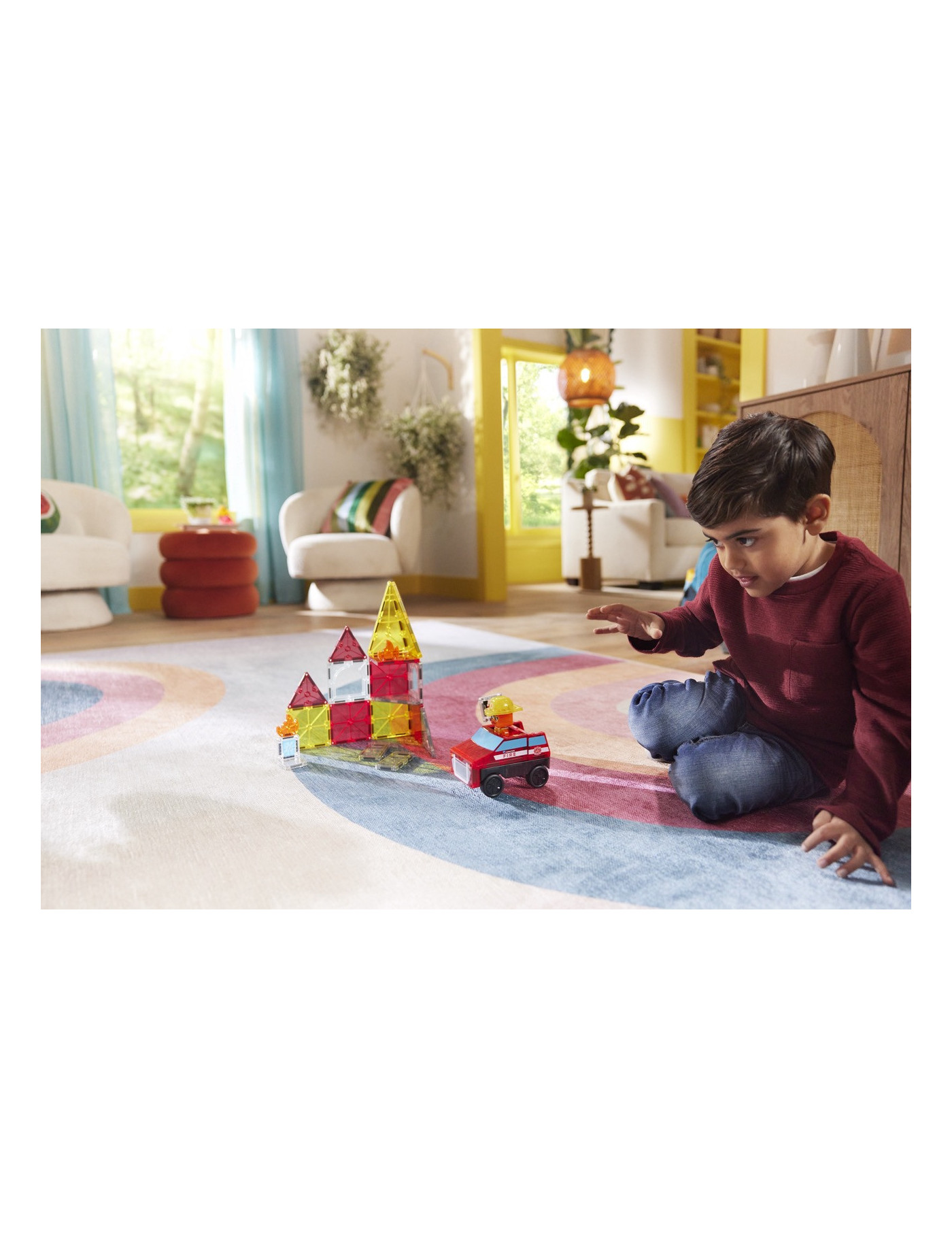 MAGNA-TILES® Klocki Magnetyczne Fire Rescue 27 el.