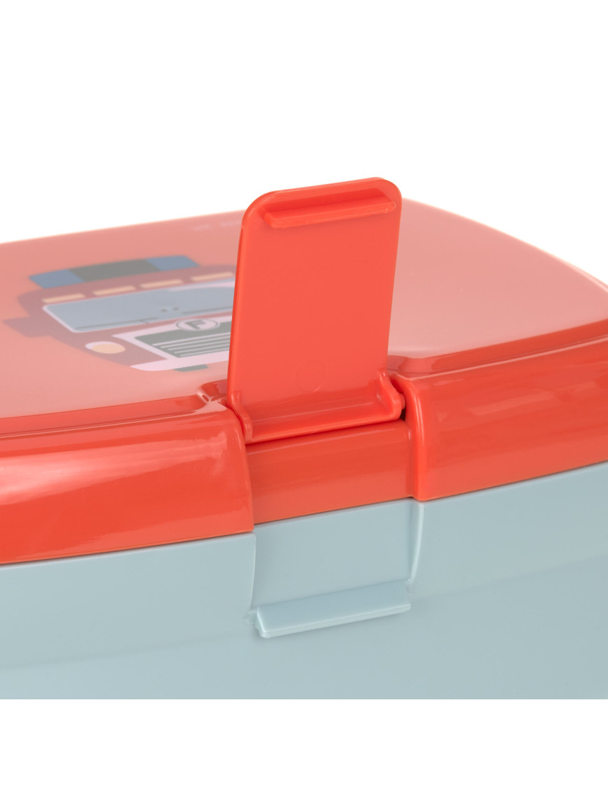 Lassig Zestaw na lunch Lunchbox + Tritanowa butelka - bidon 460 ml Tiny Drivers Wóz strażacki Lassig Zestaw na lunch Lunchbox + Tritanowa butelka - bidon 460 ml Tiny Drivers Wóz strażacki