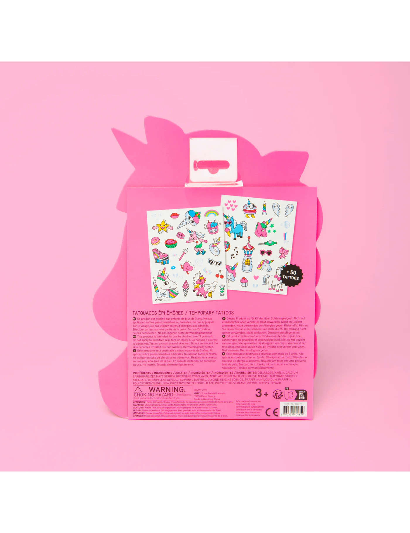 Tatuaże dla dzieci 50 sztuk- LILY OMY Tatuaże dla dzieci 50 sztuk- LILY OMY