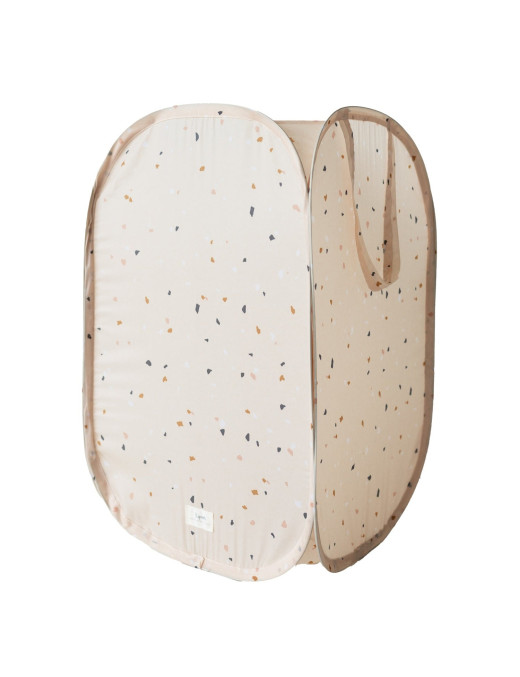 Składany kosz na pranie Pop-Up – Terrazzo Beige 3Sprouts