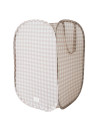 Składany kosz na pranie Pop-Up – Gingham Beige 3Sprouts