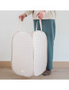 Składany kosz na pranie Pop-Up – Gingham Beige 3Sprouts
