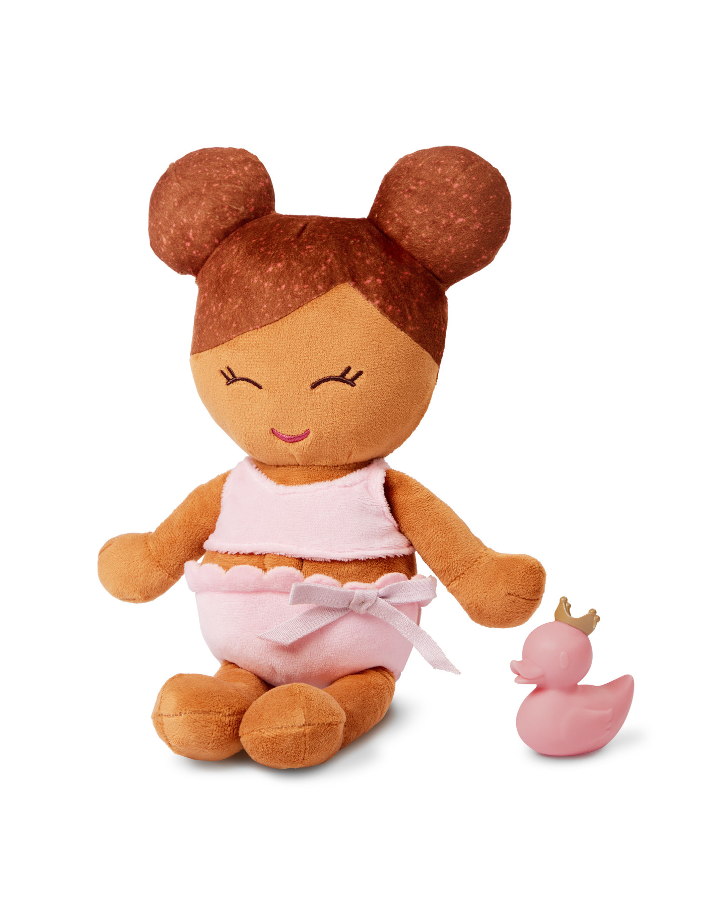 LullaBaby bath doll – lalka przytulanka DO KĄPIELI – szatynka, wersja bez ręczniczka