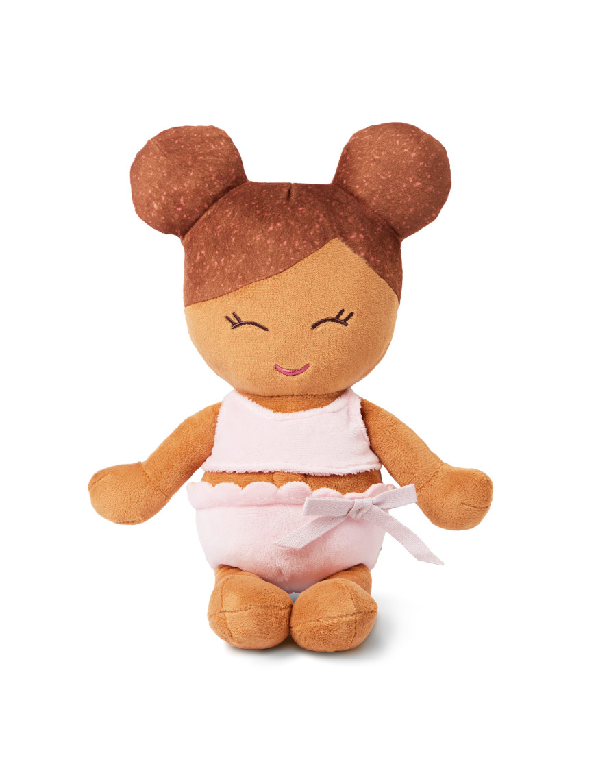 LullaBaby bath doll – lalka przytulanka DO KĄPIELI – szatynka, wersja bez ręczniczka