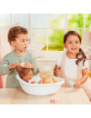 LullaBaby bath doll – lalka przytulanka DO KĄPIELI – szatynka, wersja bez ręczniczka