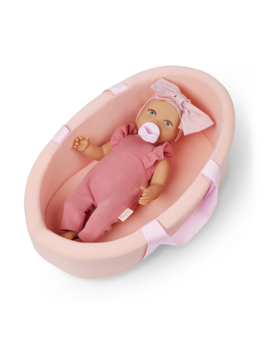 Lalka NIEMOWLĘ z miękkim KOSZEM – GONDOLĄ Lullababy