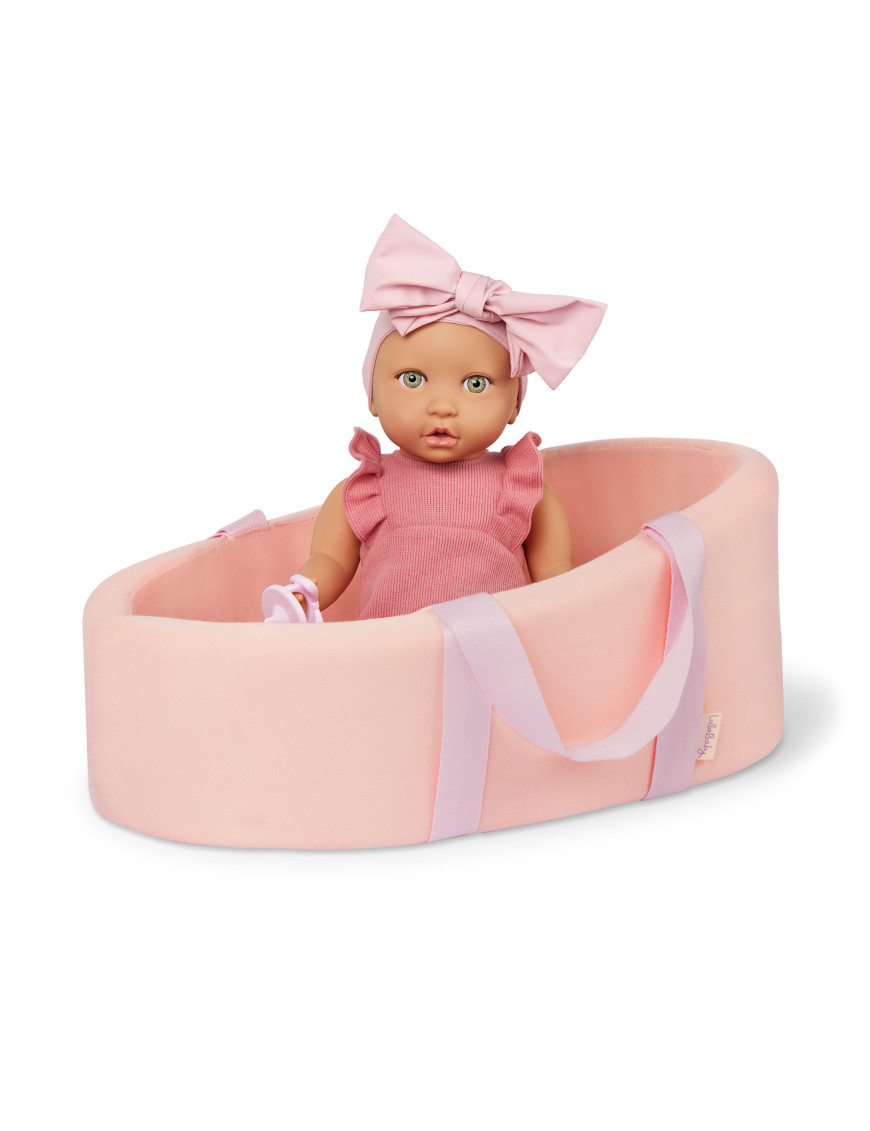 Lalka NIEMOWLĘ z miękkim KOSZEM – GONDOLĄ Lullababy