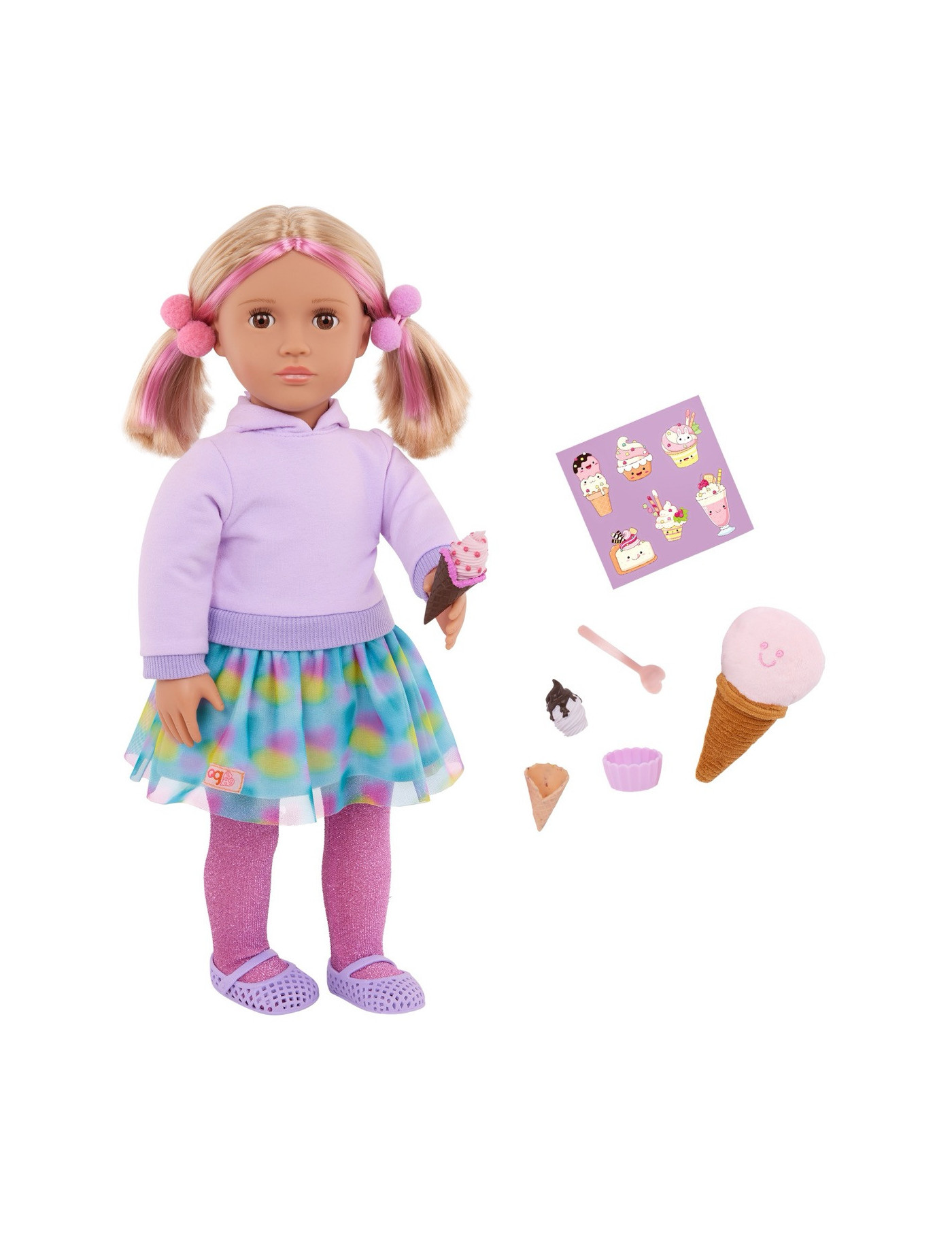 Lalka ANDY 46cm – SPRZEDAWCZYNI LODÓW, z akcesoriami Our Generation