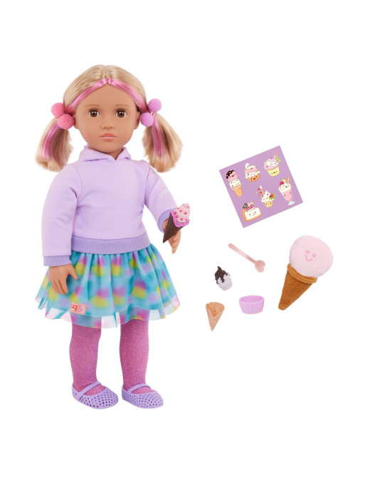 Lalka ANDY 46cm – SPRZEDAWCZYNI LODÓW, z akcesoriami Our Generation