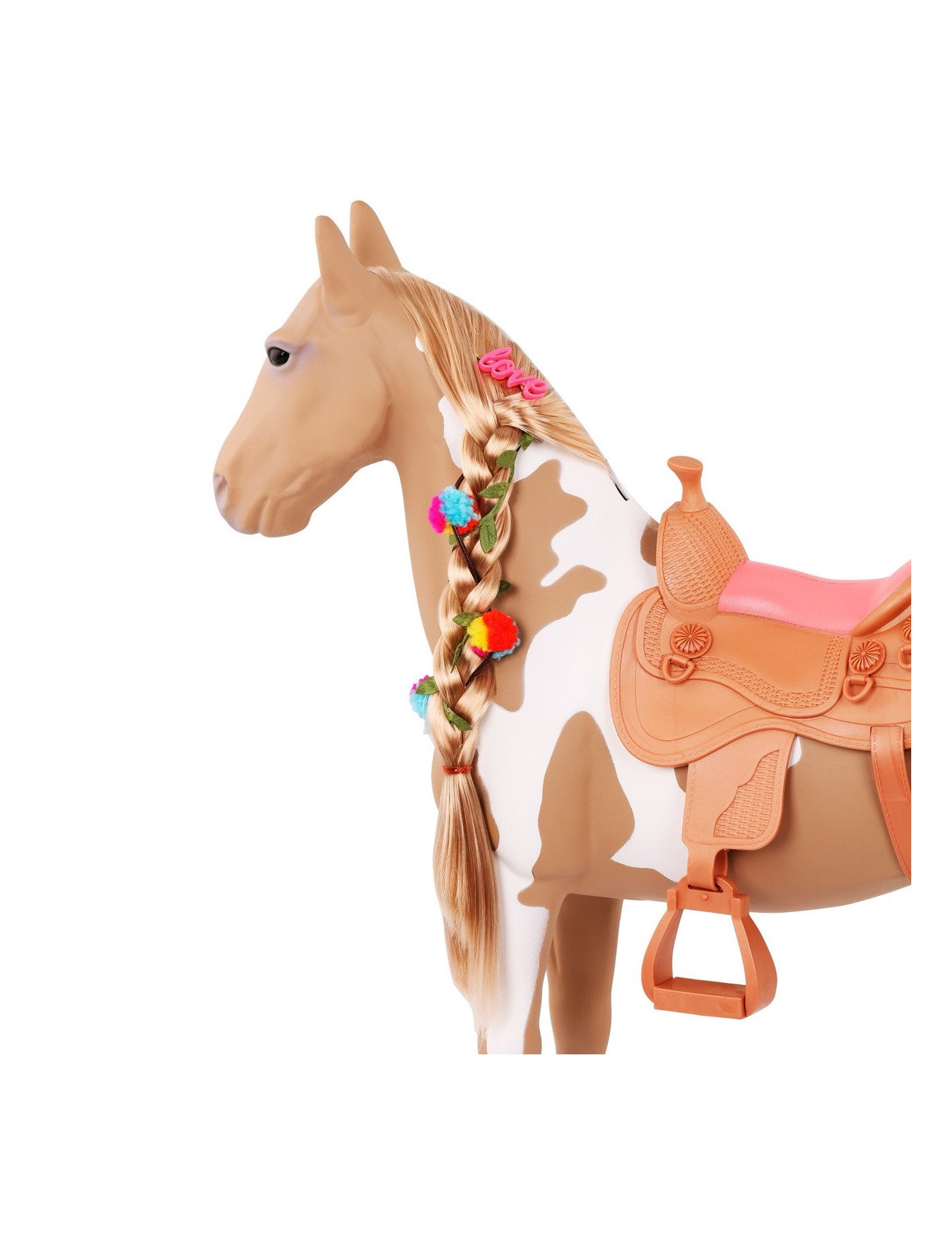 Duży koń do czesania 50 cm PALOMINO z akcesoriami  Our Generation