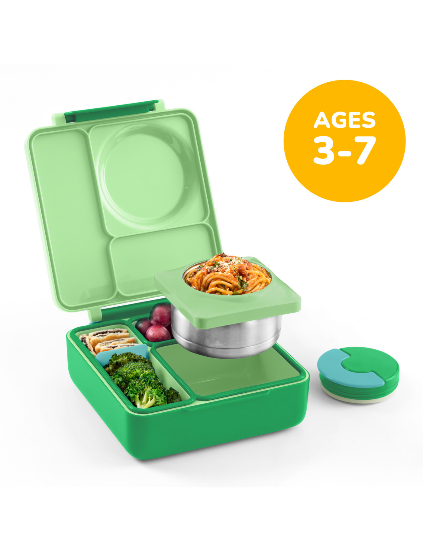 OMIE OMIEBOX lunch box z termosem, Apple Green