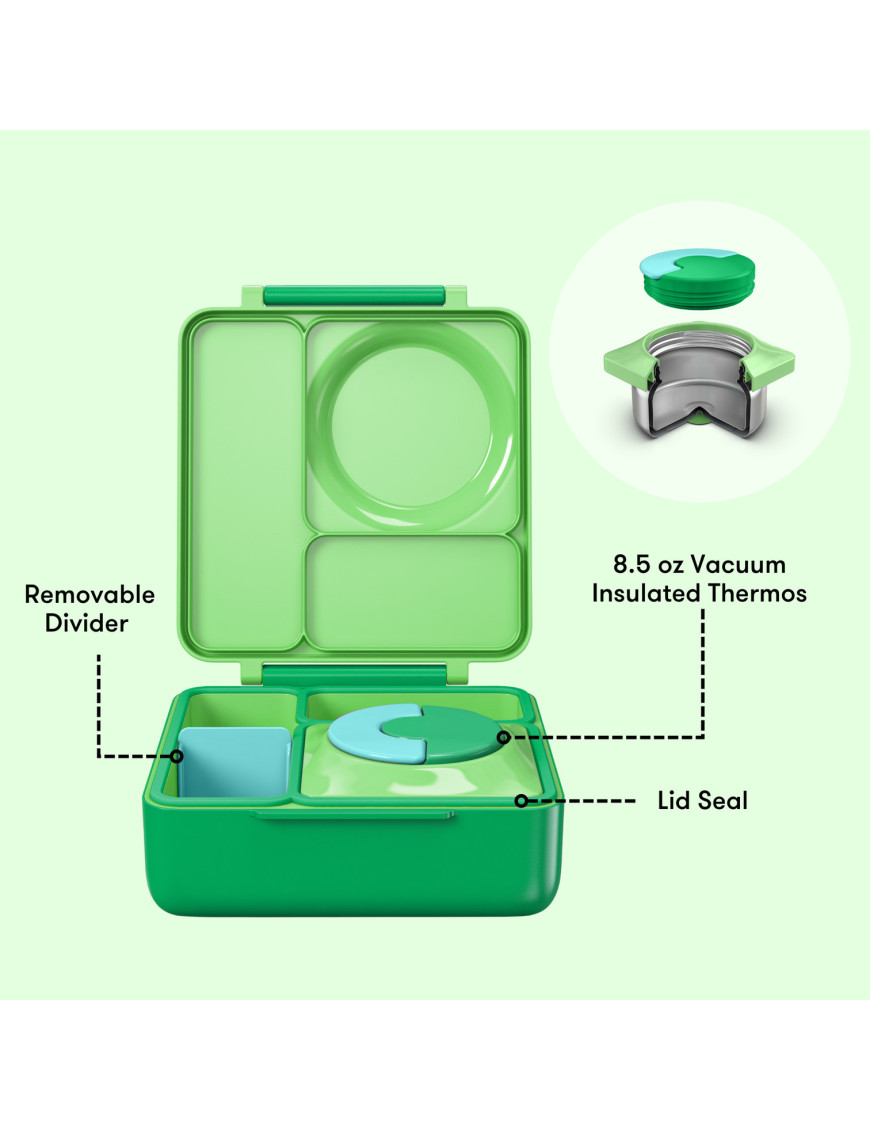 OMIE OMIEBOX lunch box z termosem, Apple Green