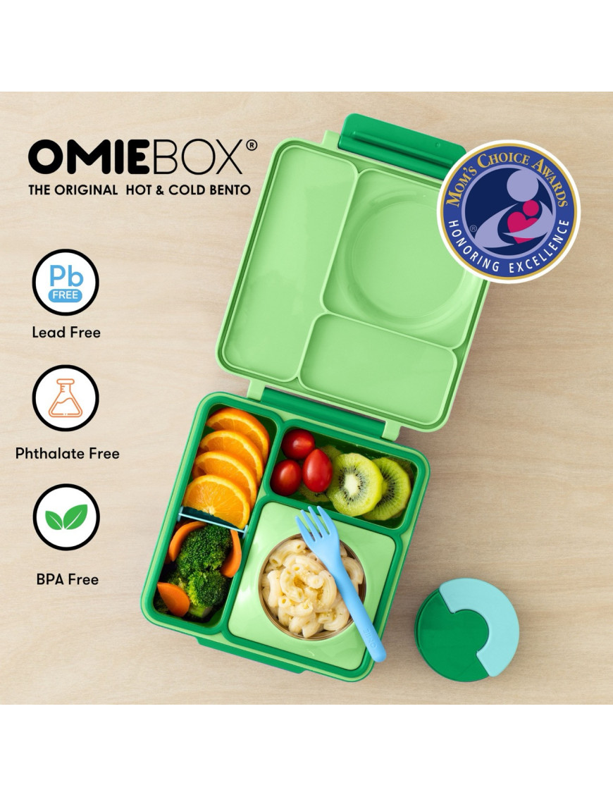 OMIE OMIEBOX lunch box z termosem, Apple Green