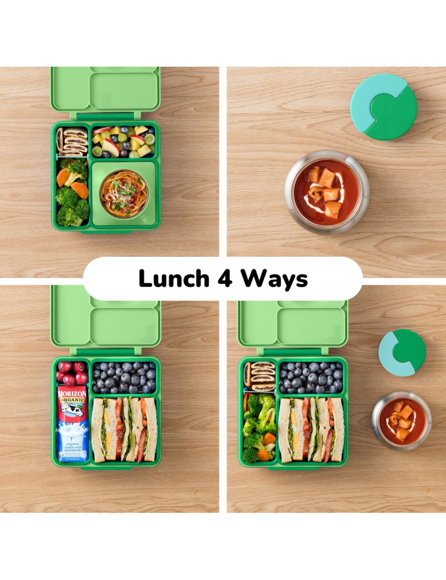 OMIE OMIEBOX lunch box z termosem, Apple Green