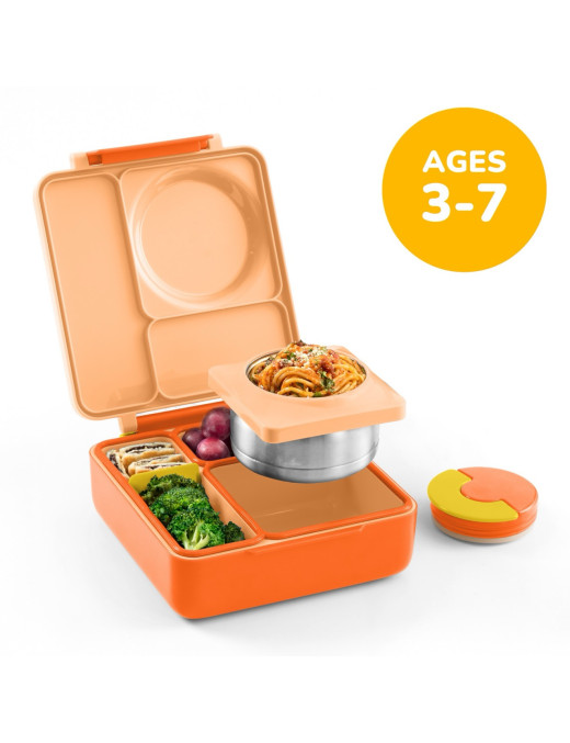 OMIE OMIEBOX lunch box z termosem, Poppy Orange