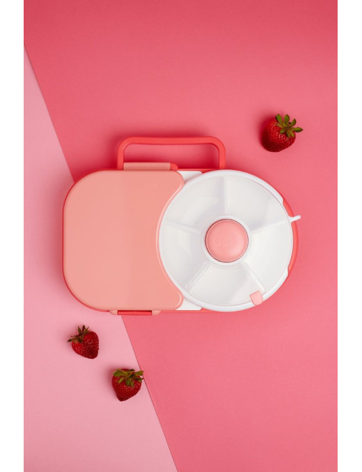 Śniadaniówka dla dzieci Lunchbox Snack Spinner 2w1 Gobe - Watermelon Pink