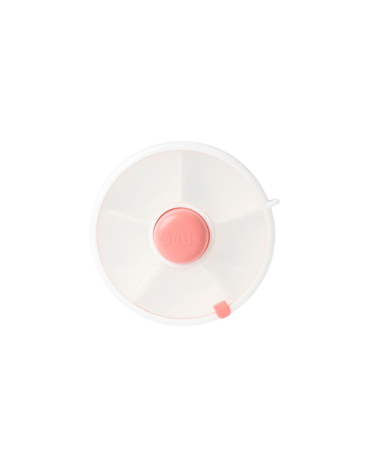 GoBe Pojemnik na przekąski Snack Spinner Coral Pink