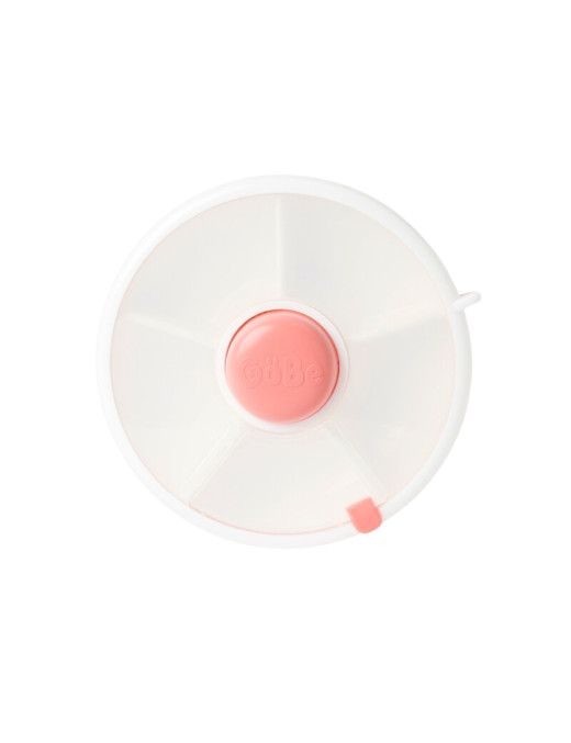 GoBe Pojemnik na przekąski Snack Spinner Coral Pink