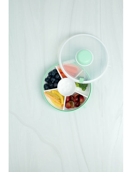 GoBe Pojemnik na przekąski Snack Spinner Mint Green