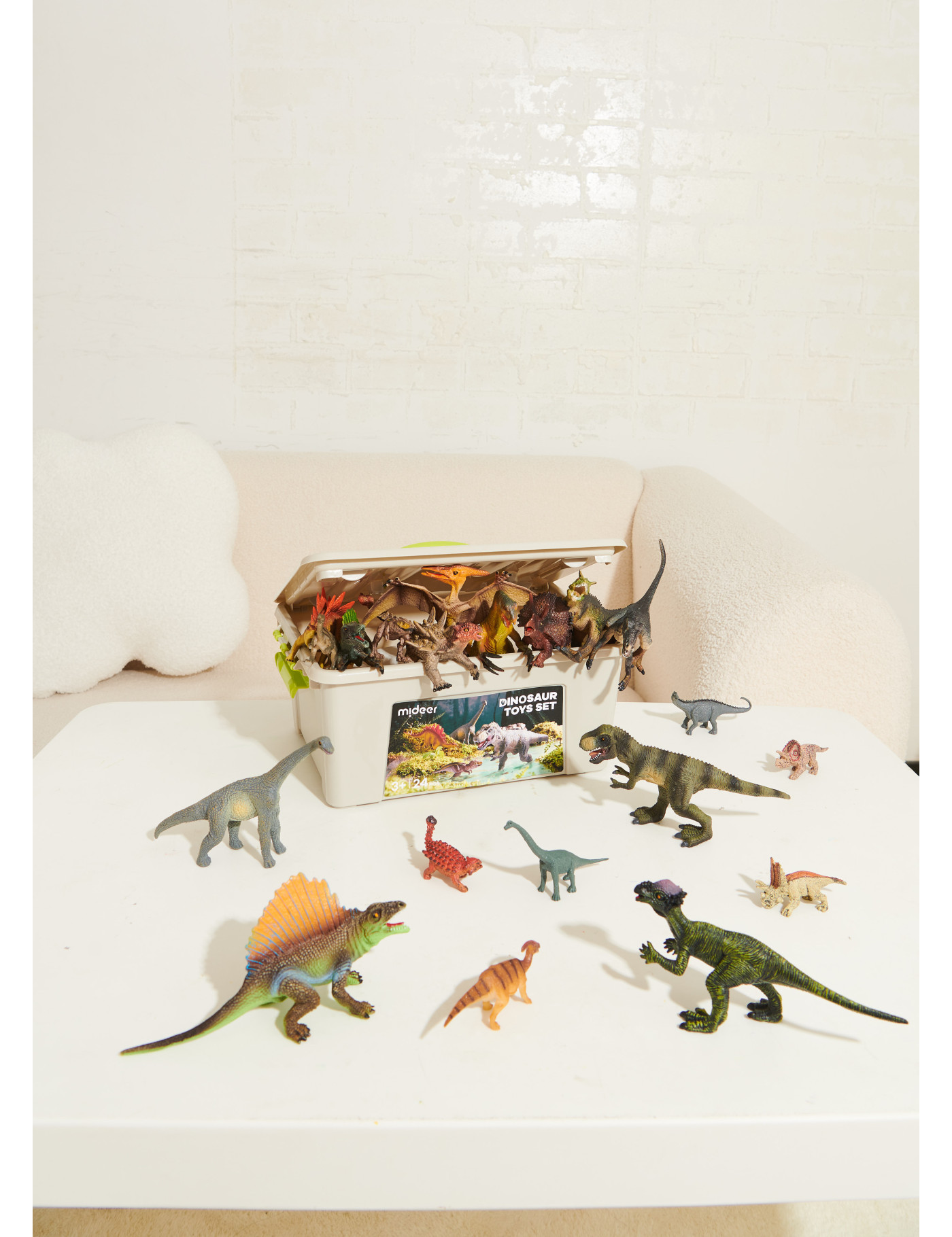 Zestaw figurek – Dinozaury (24) Mideer