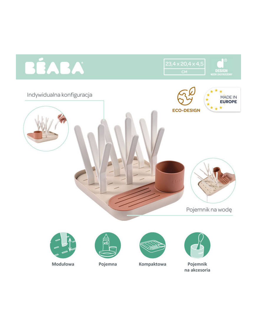 Beaba suszarka do naczyń Terracotta/Clay Beaba suszarka do naczyń Terracotta/Clay