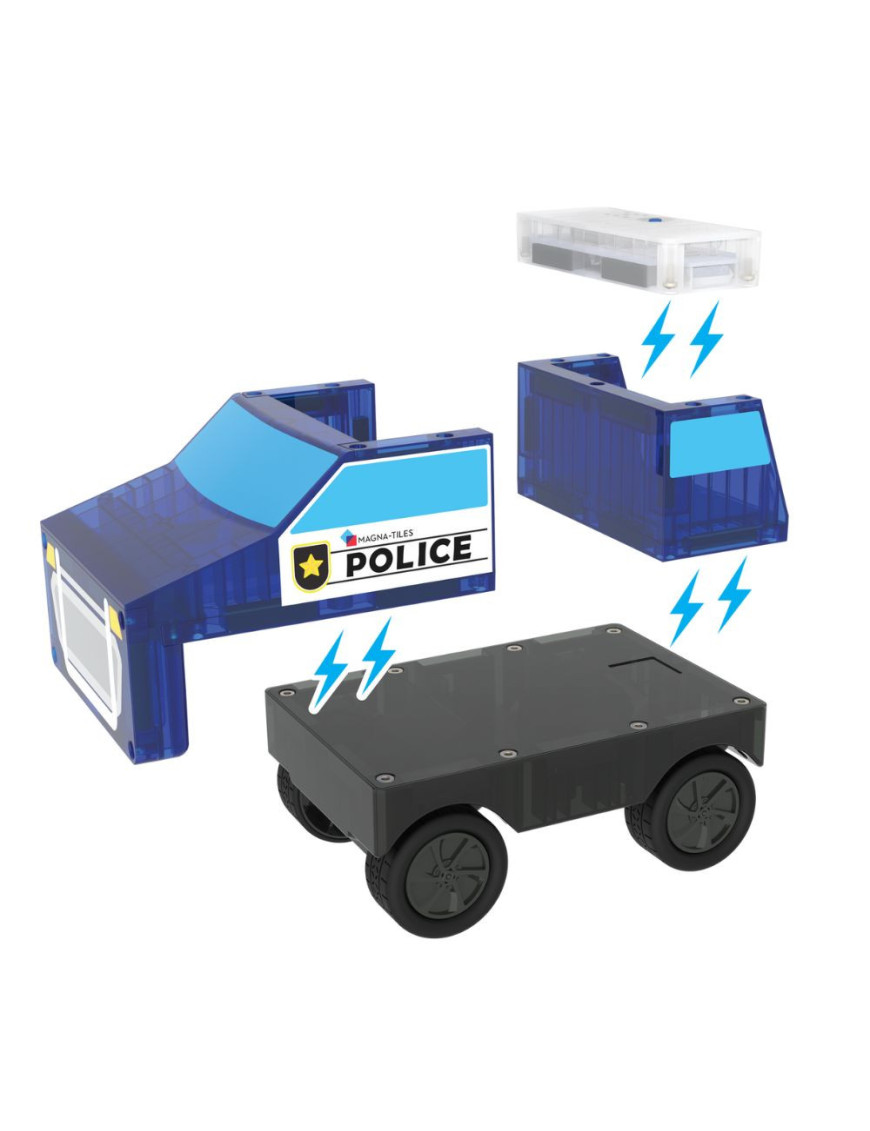 MAGNA-TILES® Klocki Magnetyczne Police Station 35 el.