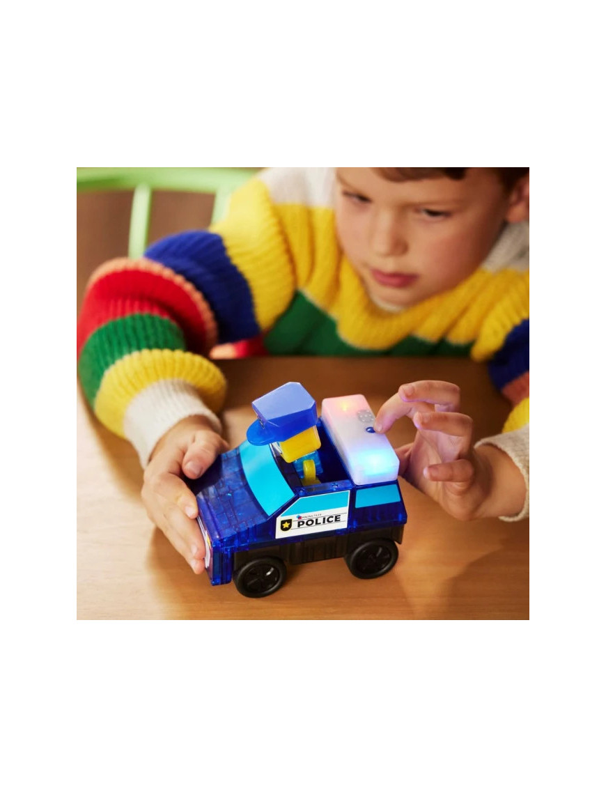 MAGNA-TILES® Klocki Magnetyczne Police Patrol 35 el.