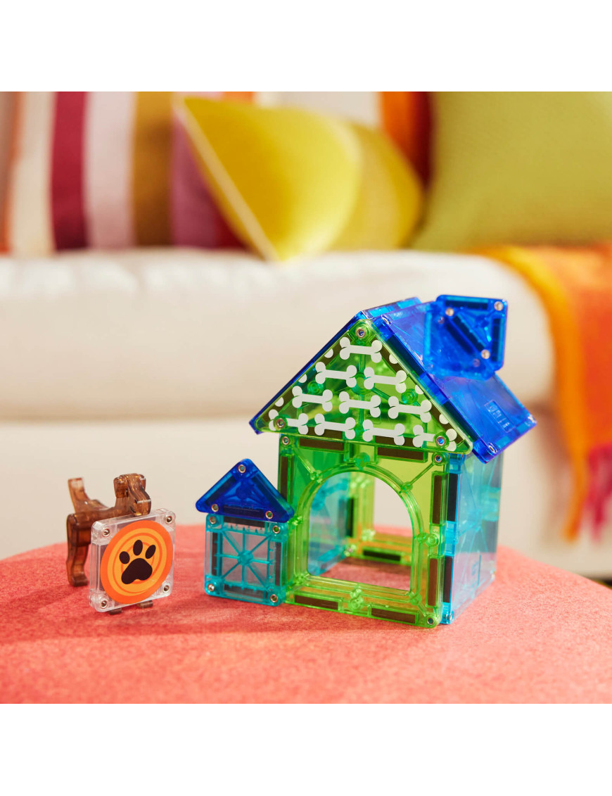 MAGNA-TILES® Klocki Magnetyczne Dog House 13 el. MAGNA-TILES® Klocki Magnetyczne Dog House 13 el.