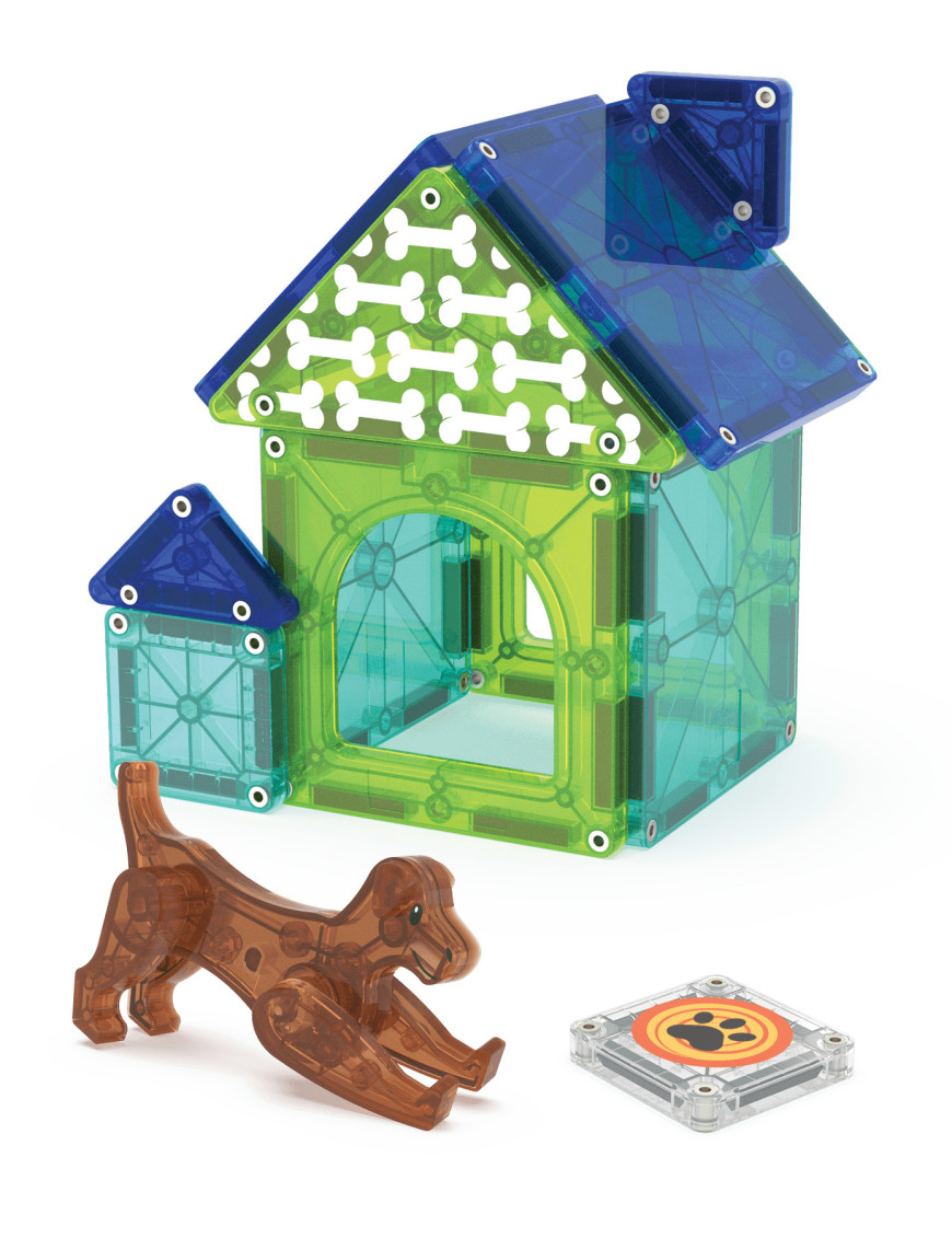 MAGNA-TILES® Klocki Magnetyczne Dog House 13 el. MAGNA-TILES® Klocki Magnetyczne Dog House 13 el.