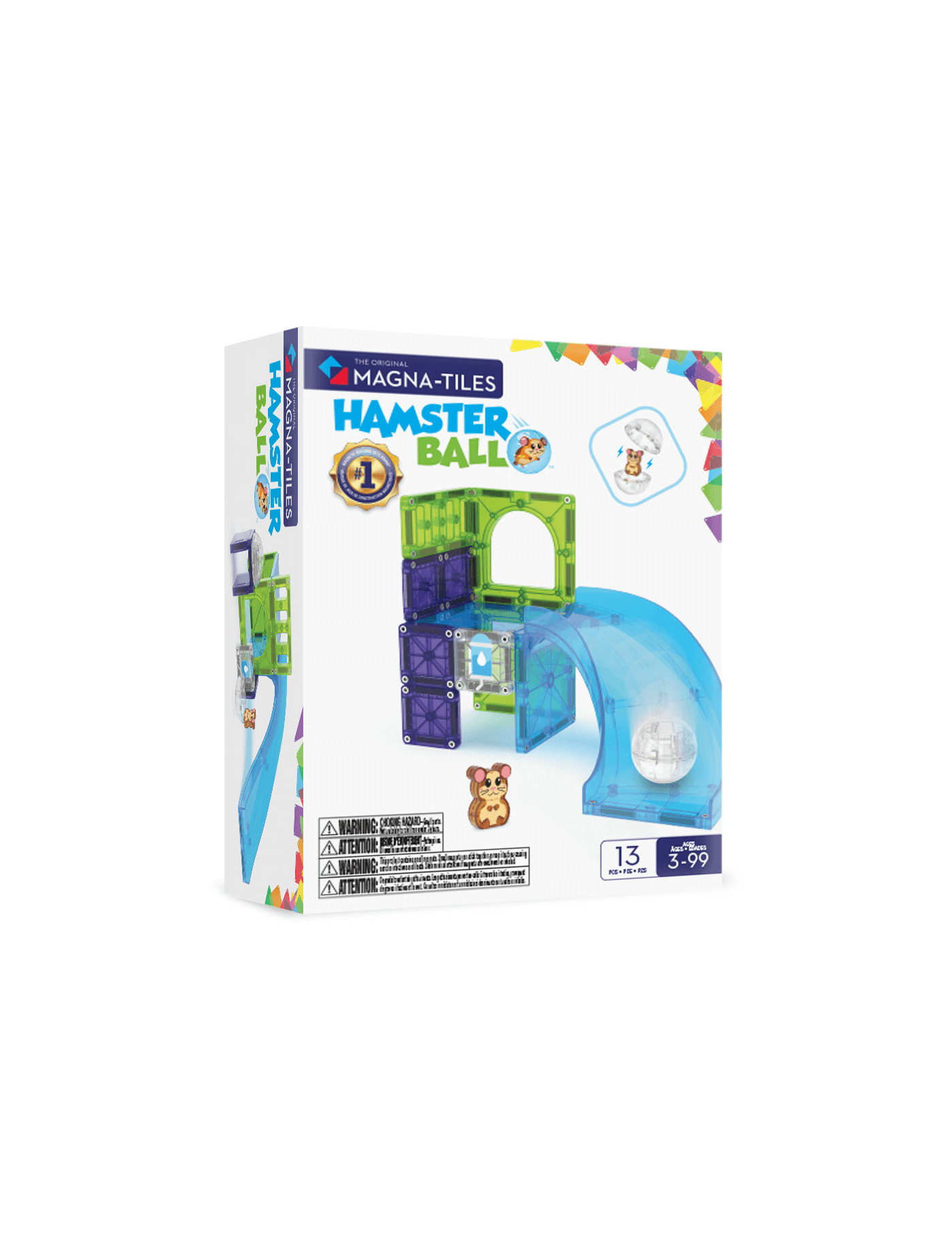 MAGNA-TILES® Klocki Magnetyczne Hamster Ball13 el.
