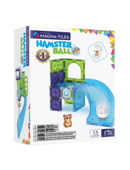 MAGNA-TILES® Klocki Magnetyczne Hamster Ball13 el.