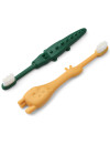 Fabio – Klasyczna szczoteczka do zębów dla maluchów 2-pack Liewood