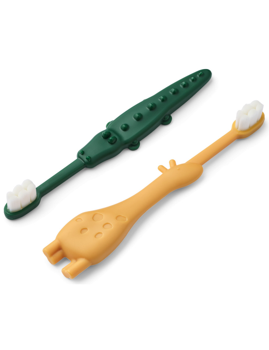 Fabio – Klasyczna szczoteczka do zębów dla maluchów 2-pack Liewood