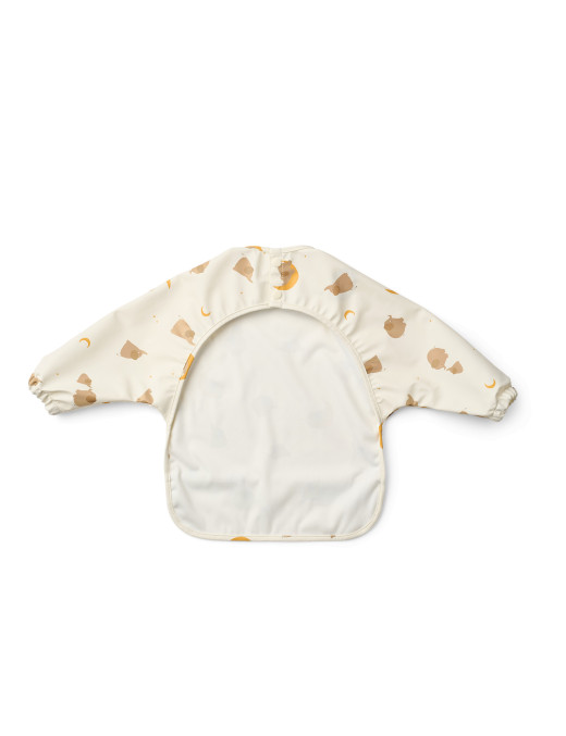 MARLE śliniak z rękawkami Elephant / Creme de la creme Liewood