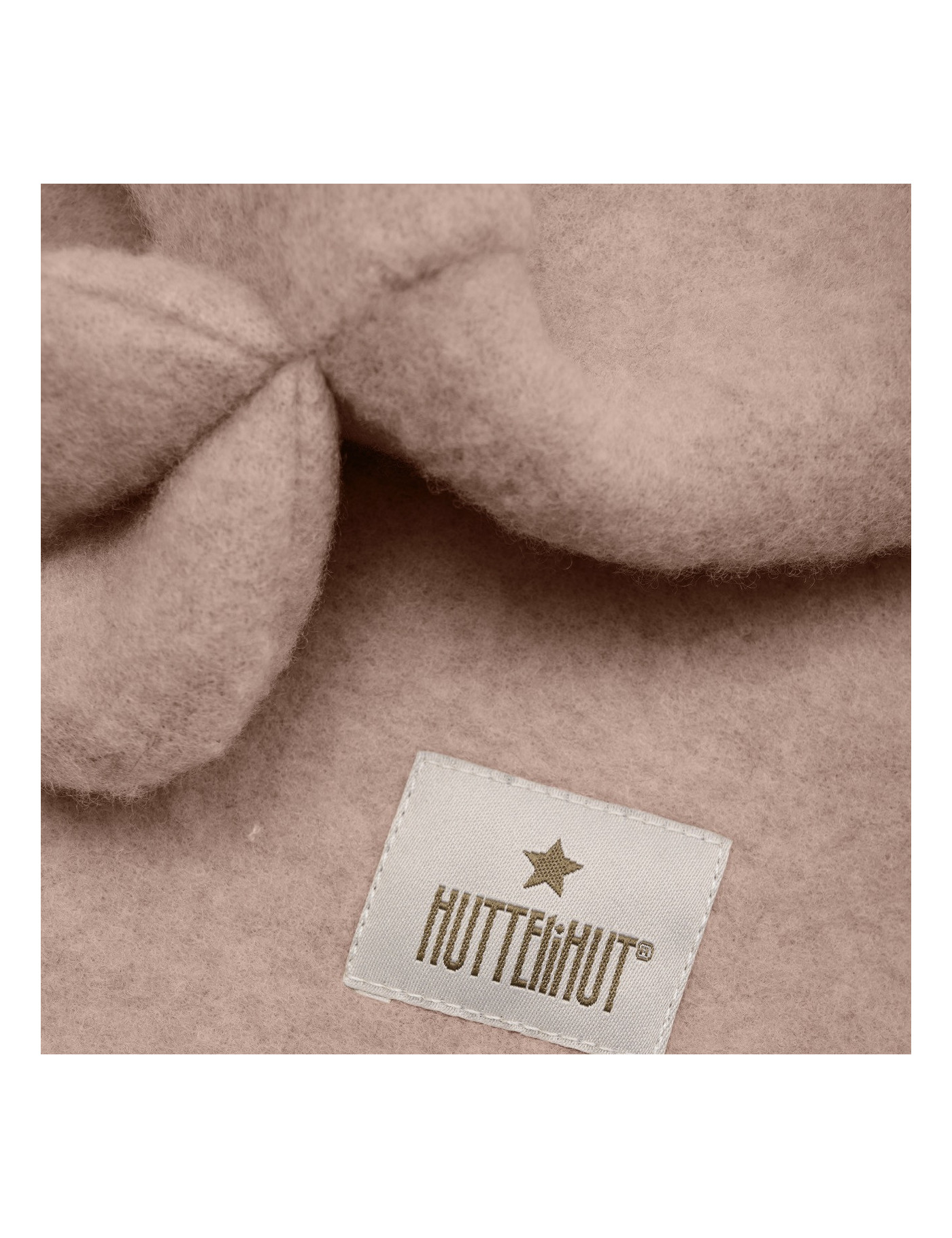 Kominiarka z uszami merino Teddy Rose Huttelihut