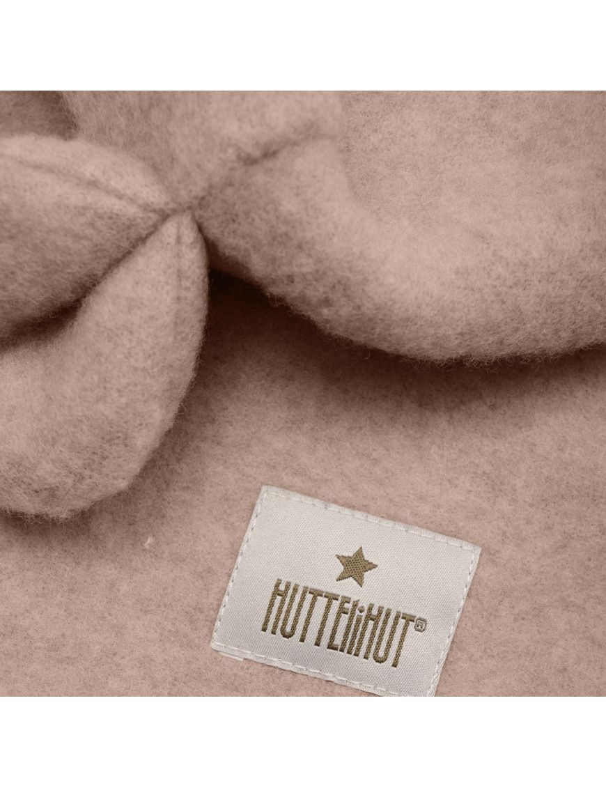 Kominiarka z uszami merino Teddy Rose Huttelihut