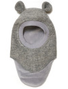 Kominiarka z uszami merino 2-warstowa Grey melange Huttelihut
