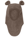 Kominiarka z uszami merino Teddy Brown Huttelihut