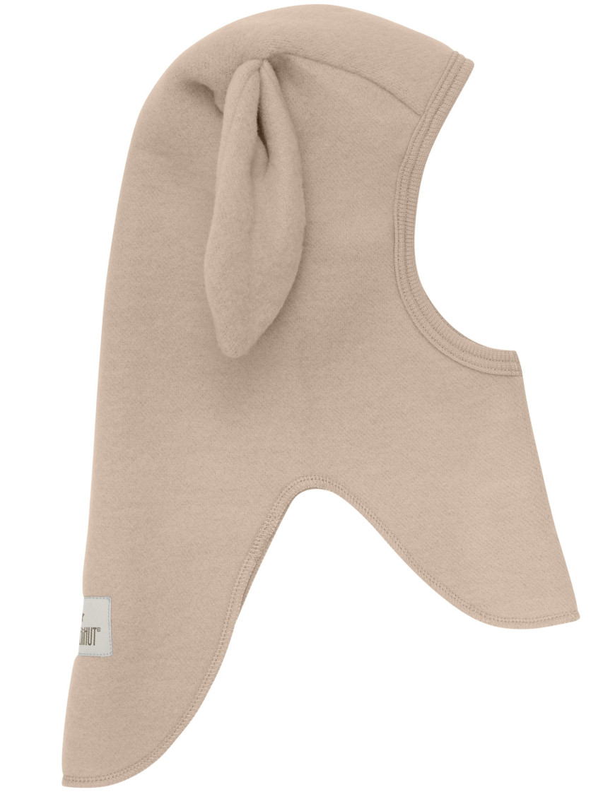 Kominiarka z uszami merino Rabbit Mahogany Rose Huttelihut