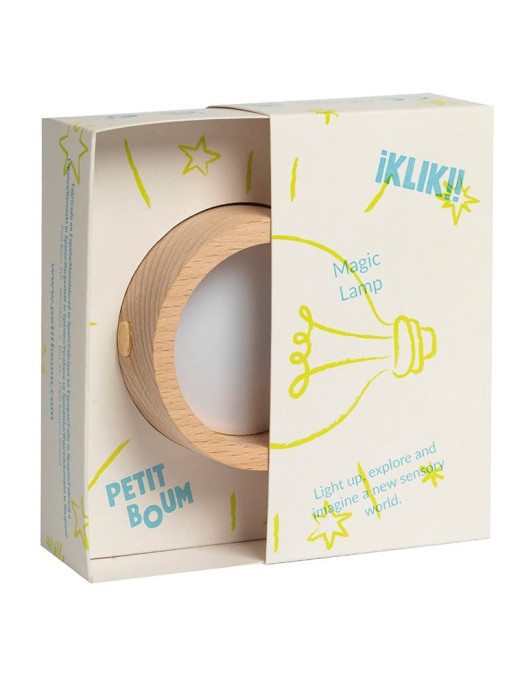 Petit Boum, Lampka sensoryczna LED Magic Light Base – podświetlenie do butelek sensorycznych, baza świetlna