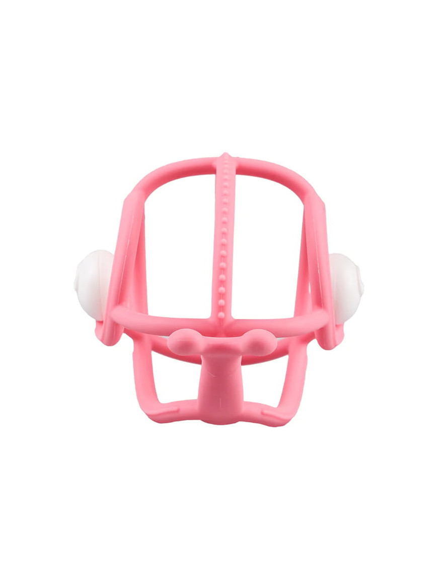 Mombella Gryzak z grzechotką Ślimak Pink