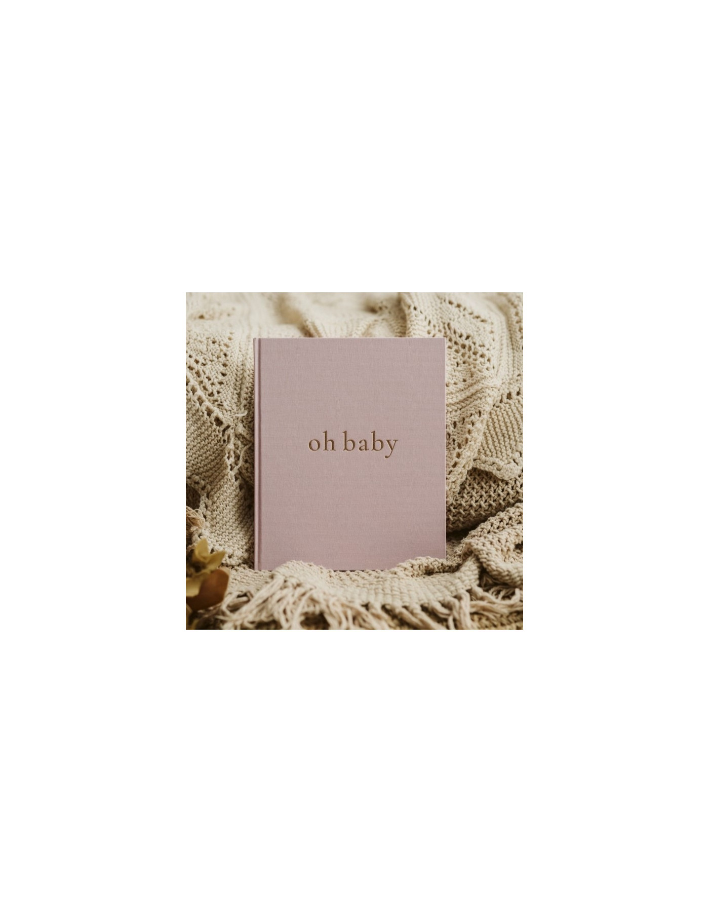 oh baby - Pamiętnik dziecka Powder Pink oh baby - Pamiętnik dziecka Powder Pink