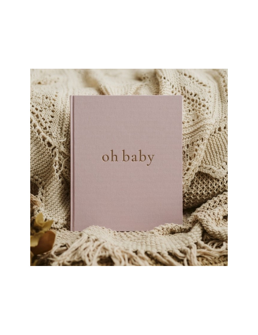 oh baby - Pamiętnik dziecka Powder Pink oh baby - Pamiętnik dziecka Powder Pink
