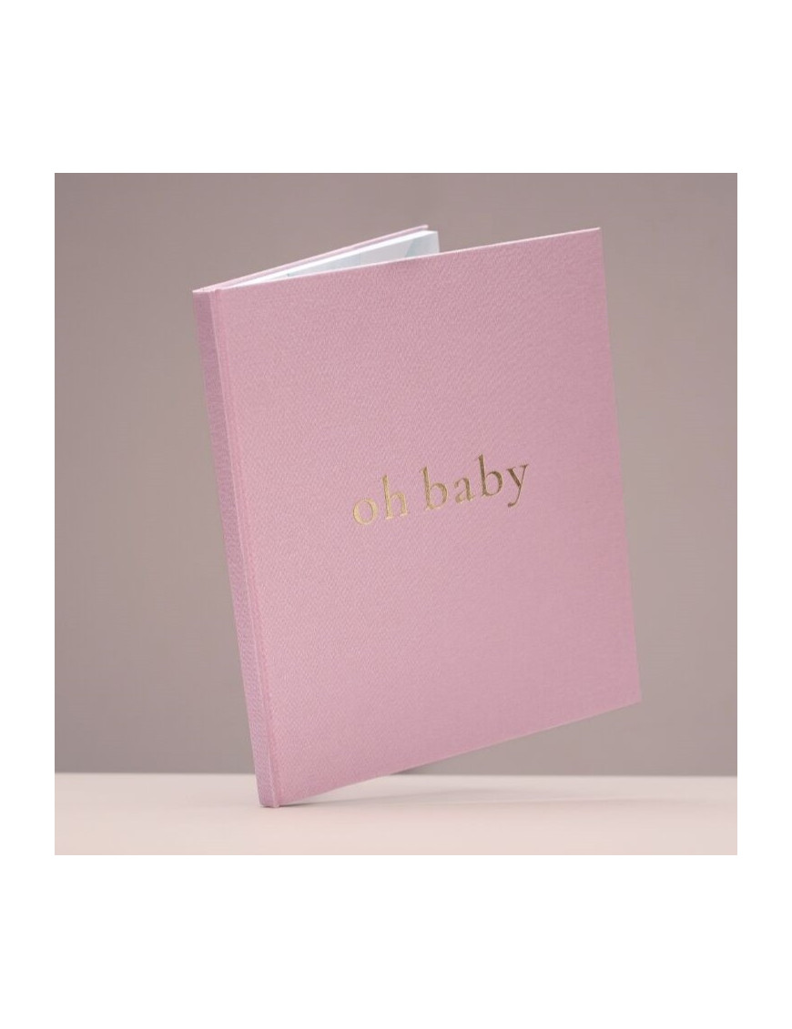 oh baby - Pamiętnik dziecka Powder Pink oh baby - Pamiętnik dziecka Powder Pink