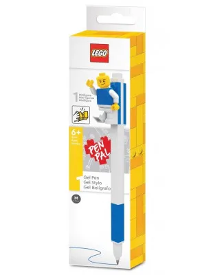 Długopis żelowy LEGO® (Niebieski) z Minifigurką