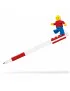 Długopis żelowy LEGO® (Czerwony) z Minifigurką