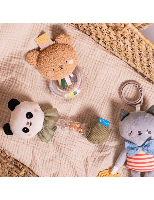 Taf Toys Przytulanka i Gryzak Clara – sensoryczny kotek dla niemowląt od 0 m+