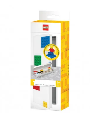 Piórnik z kolorowymi płytkami i minifigurką LEGO®️ (bez wyposażenia)