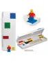Piórnik z kolorowymi płytkami i minifigurką LEGO®️ (bez wyposażenia)